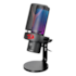 Microfone Condensador Redragon Fenris Rgb Usb Com Suporte Preto Gm301
