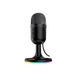 Microfone Condensador Redragon Pulsar Rgb Usb Com Suporte Preto Gm303