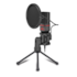 Microfone Condensador Redragon Seyfert Com Pop Filter Com Suporte Preto Gm100