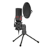 Microfone Condensador Redragon Seyfert Com Pop Filter Com Suporte Preto Gm100