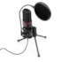 Microfone Condensador Redragon Seyfert Com Pop Filter Com Suporte Preto Gm100