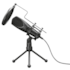 Microfone Gaming Xtrust Mantis Usb Com Pop Filter Com Suporte Preto Gxt232