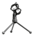 Microfone Gaming Xtrust Mantis Usb Com Pop Filter Com Suporte Preto Gxt232