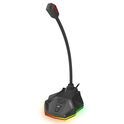 Microfone Redragon Stix Rgb Usb Preto Gm-99