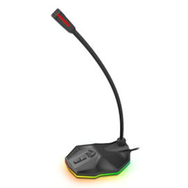 Microfone Redragon Stix Rgb Usb Preto Gm-99