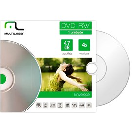 Midia Dvd-rw Multilaser Envelope Impresso Dv064