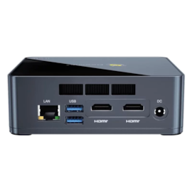 Mini Pc Intel N5105 U59 11º Geração Memória 16gb Ddr4 Ssd 500gb M.2 2x Hdmi Usb 3.2 Wifi 6 Bluetooth 4.0 DualLan Windows 11