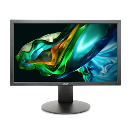 Monitor Acer E200q 19.5" 75hz 6 Ms Hd+ Vga Hdmi Bivolt Preto Um.ie0aa.005