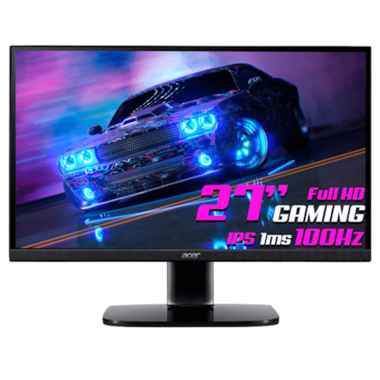 Monitor Acer Ka272 27" 100hz Ips 1ms Vga Hdmi Freesync Lcd Um.hx2aa.e06