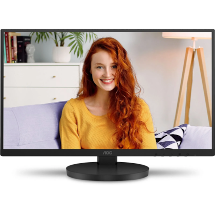 Monitor Aoc 22b3hmf 21.1'' 75hz 4ms Full Hd Led Hdmi Vga Ajuste De Altura Adaptive-sync Preto Bivolt