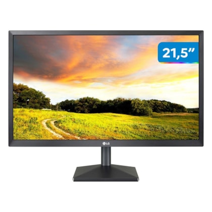 MONITOR LG 21,5" LED FULL HD COM AJUSTE DE INCLINAÇÃO 22MK400H-B