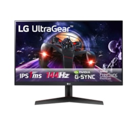MONITOR LG 23.8' FULL HD 144HZ 1MS FREESYNC BIVOLT 24GN600-B