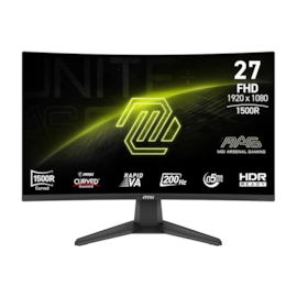 Monitor Msi Mag 276Cf E20 27" 200Hz 0.5Ms Full Hd Rapid Va Hdmi Display Port 9S6-3Ce11M-026