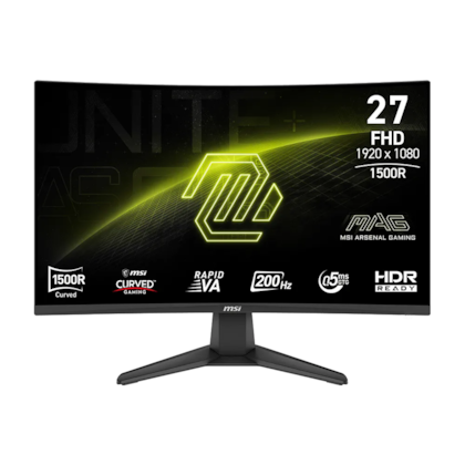 Monitor Msi Mag 276Cf E20 27" 200Hz 0.5Ms Full Hd Rapid Va Hdmi Display Port 9S6-3Ce11M-026