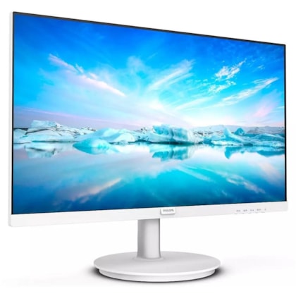 Monitor Philips 21,5" 75 Hz 4ms Led Vesa Bivolt Branco 221v8lw