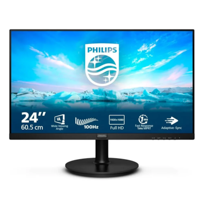 Monitor Philips V Line 23,8" 100hz 1ms Led Vga Hdmi Vesa 241v8lab