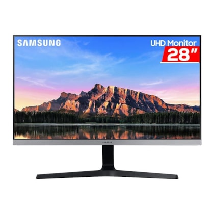 MONITOR SAMSUNG 28" UHD 60HZ 4K HDMI DISPLAY PORT FREESYNC S/ BORDA - LU28R550UQLMZD