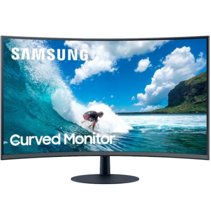 MONITOR SAMSUNG 32'' 75HZ CURVO FULLHD HDMI/DISPLAYPORT FREESYNC - LC32T550FDLXZD