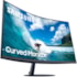 MONITOR SAMSUNG 32'' 75HZ CURVO FULLHD HDMI/DISPLAYPORT FREESYNC - LC32T550FDLXZD