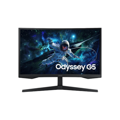 Monitor Samsung Curvo Odyssey G5 27'' 165hz 1ms Va Qhd Freesync Hdmi Display Port Ls27cg552elmzd