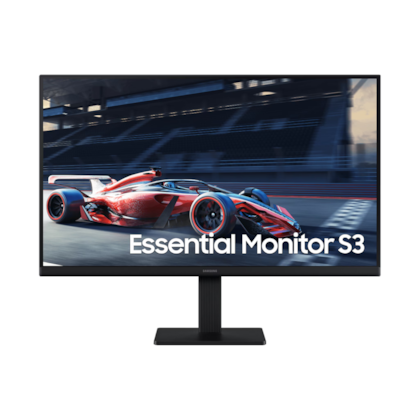 Monitor Samsung Essential S3 24" 100Hz 5Ms Ips Full Hd Hdmi D-Sub Display Port Preto Ls24D300Galmzd