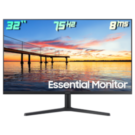 Monitor Samsung Essential S3 32" 75hz 8ms Ips Led Full Hd 8gtg Hdmi Display Port Preto S32b300nwn