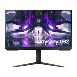 Monitor Samsung Odyssey G32 27'' 165hz 1ms Full Hd Freesync Premium Hdmi Dp Headphone Ajuste De Altupreto Ls27ag320nlxzd