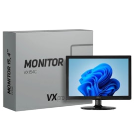 Monitor Vx Pro 15,4" 75hz 5ms Hd Hdmi Vga Preto Vx154x7