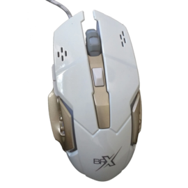 Mouse Brx Óptico Rgb Usb 3200 Dpi Branco Hv-ms783