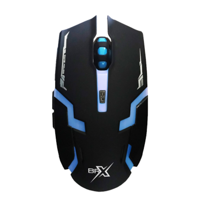 Mouse Brx Óptico Rgb Wireless Bluetooth 1600 Dpi Hv-997 Bk