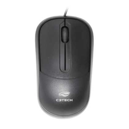 Mouse C3Tech Ms-35 Usb 1000 Dpi Preto Ms-35Bk