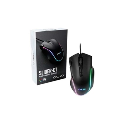 MOUSE GALAX SLIDER-01 RGB 7200DPI PRETO MGS01IA18RG2B0