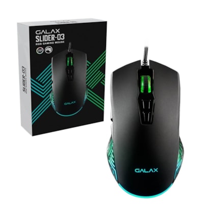 MOUSE GALAX SLIDER-03 OTICO RGB 7.200DPI MGS03UX97RG2B0