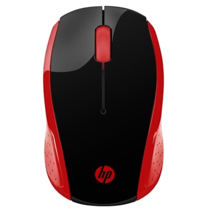 MOUSE HP X200 SEM FIO AMBIDESTRO OMAN VERMELHO