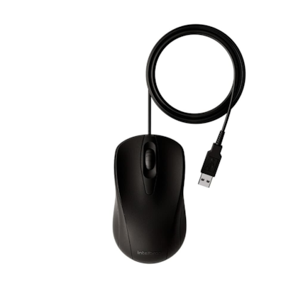 Mouse Intelbras Mci 10 Usb 1000 Dpi Preto Mci10