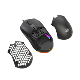 Mouse Kalkan Skadi Rgb Usb 12400 Dpi Preto Klk00008
