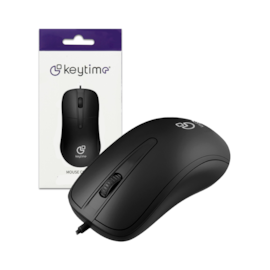 Mouse Keytime Essential Usb 1200 Dpi Preto Kyt00003