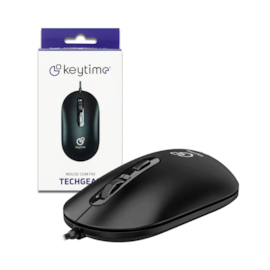 Mouse Keytime Techgear Usb 2400 Dpi Preto Kyt00004
