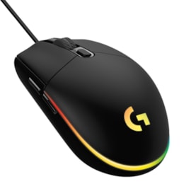 Mouse Logitech G203 Lightsync Rgb Usb 8000 Dpi Preto 910-005793