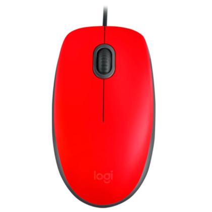 Mouse Logitech M110 Silent Usb 1000 Dpi Vermelho 910-006755