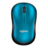Mouse Logitech M185 Wireless 1000 Dpi Preto E Azul 910-003636