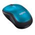 Mouse Logitech M185 Wireless 1000 Dpi Preto E Azul 910-003636