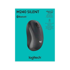 Mouse Logitech M240 Silent Bluetooth 1000dpi 3 Botoes Preto 910-007113