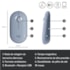 MOUSE LOGITECH M350 SEM FIO AMBIDESTRO OPT USB NANO BLUE GREY