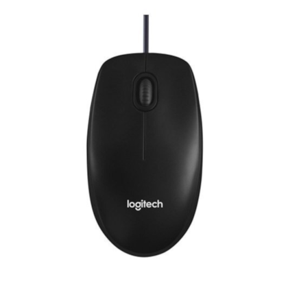 Mouse Logitech M90 Usb 1000 dpi Ambidestro Preto 910-007599