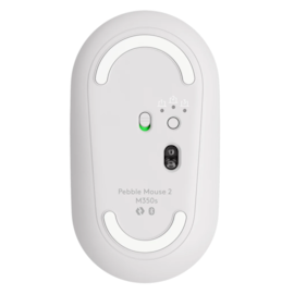 Mouse Logitech Pebble 2 M350S Bluetooth Branco 910-007047