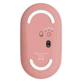 Mouse Logitech Pebble 2 M350S Bluetooth Rosa 910-007048