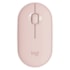 Mouse Logitech Pebble M350 Bluetooth Silent Rose 1000 Dpi Ambidestro 3 Botões