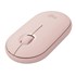 Mouse Logitech Pebble M350 Bluetooth Silent Rose 1000 Dpi Ambidestro 3 Botões
