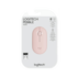 Mouse Logitech Pebble M350 Bluetooth Silent Rose 1000 Dpi Ambidestro 3 Botões